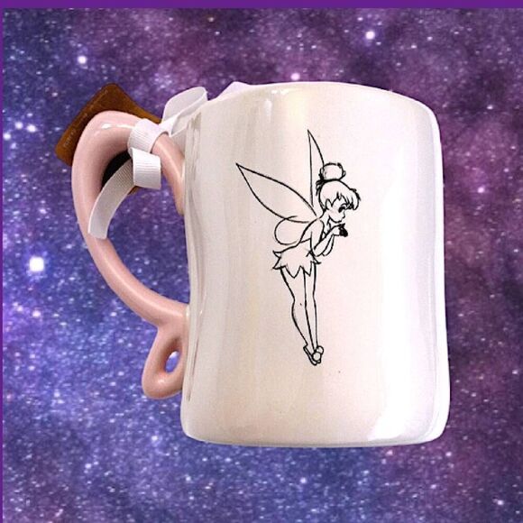 Magenta Rae Dunn x Disney Pink Tinkerbell Pixie Magic Mug NWT - Picture 8 of 17